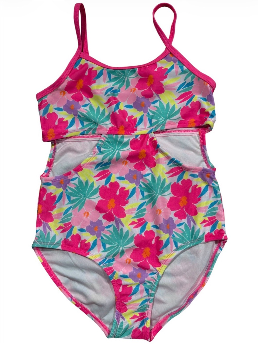 Kids Floral One-Piece Swimsuit